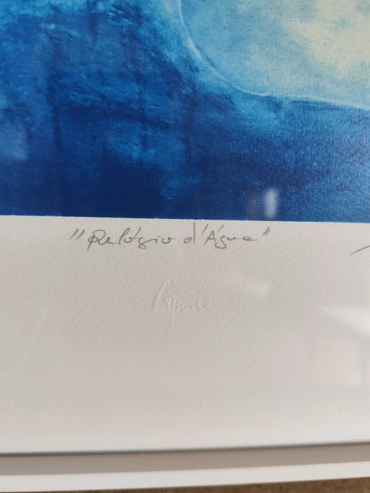 Serigrafia emoldurada Carmo Pólvora - estado novo