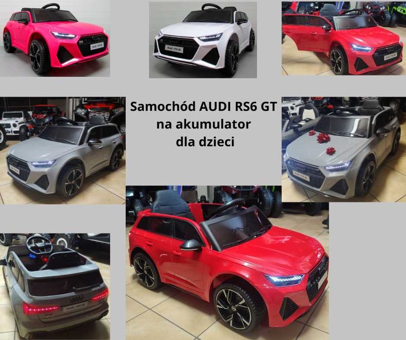 Samochód Auto AUDI RS6 GT na akumulator dla dzieci Odbiór Wysyłka