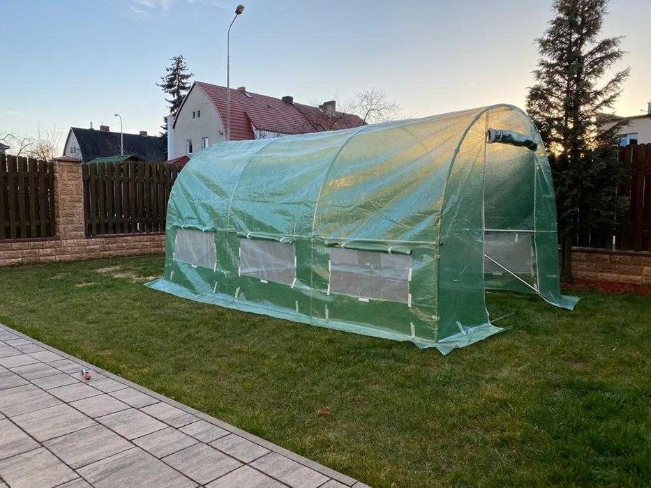 Tunel ogrodowy foliowy- 2,5x4x2m konstrukcja fi 25mm - WYSYŁKA GRATIS