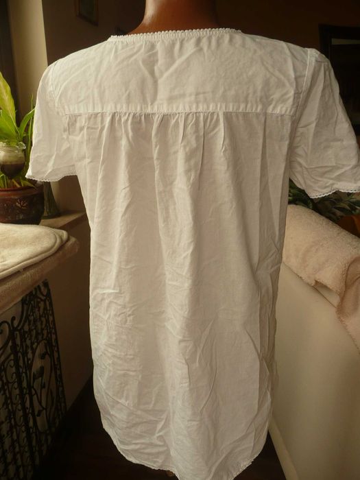 koszulka nocna bawełniana haftowana S/M