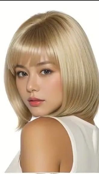 Peruka krótka jasny blond
