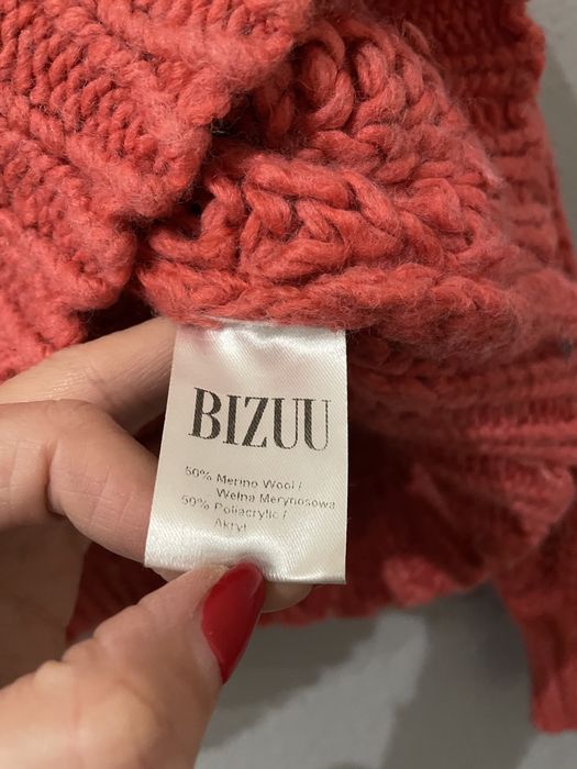 Sweter Bizuu wełniany merino one size