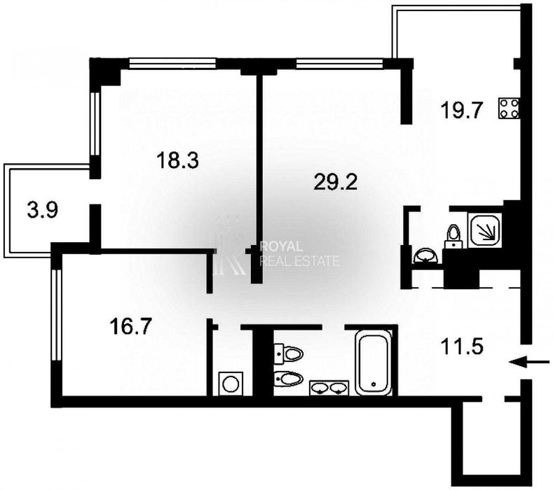 Продаж Квартира 3кімн 120м2 ЖК Новопечерські Липки Генератор