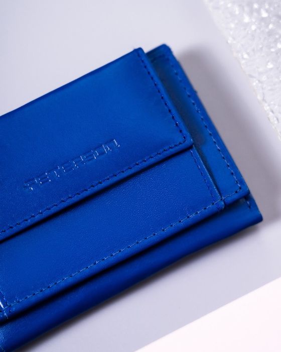 mały, skórzany portfel damski z systemem rfid protect - peterson