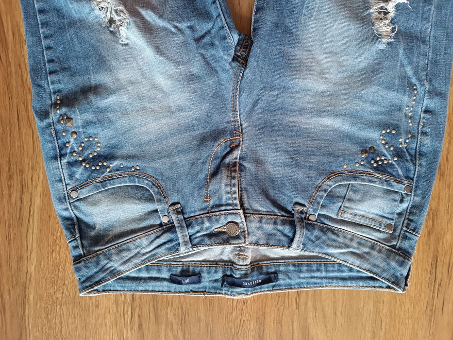 Jeansy Reserved Slim W28, L32 rozmiar wg mnie 36.
