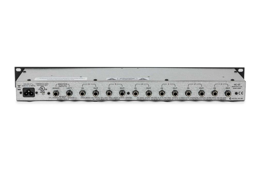 RANE HC6S - wzmacniacz słuchawkowy