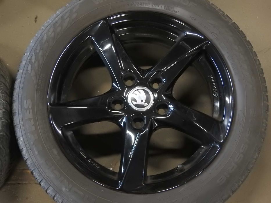 4x Alu Felgi 16'' 5x112 6,5J et46 piasta 57,1mm Brock dedykowane SKODA