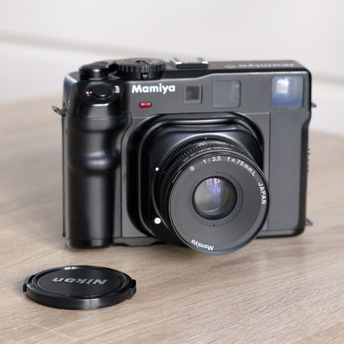 Mamiya 6 com lentes 75mm e 150mm