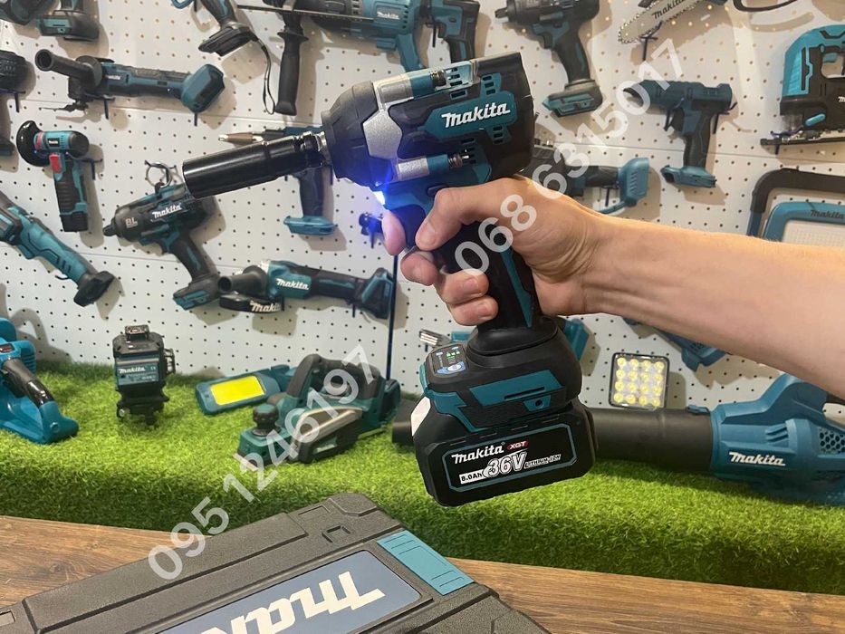 Аккумуляторный Гайкокрут Makita DTW650BL 36V 8Ah гайковерт гвинтоверт