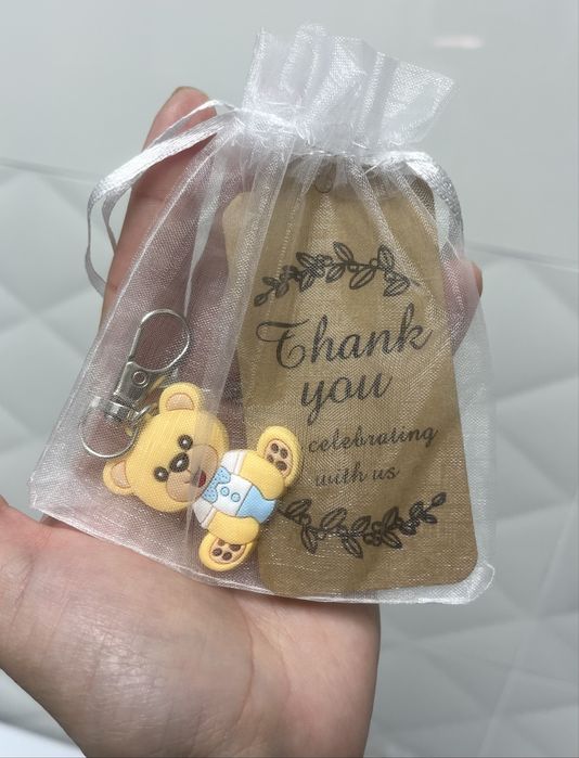 Podziękowania dla gosci chrzest urodziny