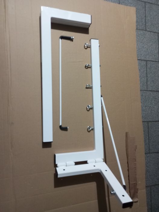 Kit estendal Estendal Rebatível 4 cordas c/ 5mt, pintado, robusto