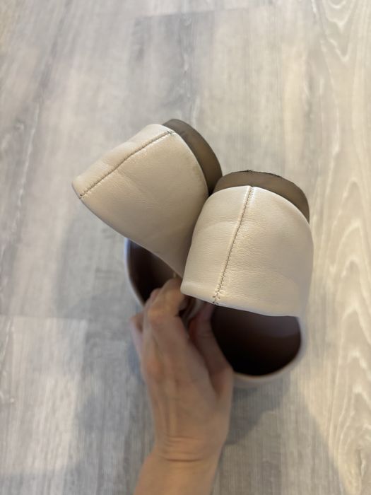 Balerinki bezowe jasne 35