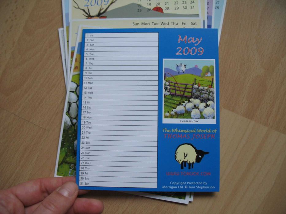 Stary kalendarz Scrapbooking decoupage prace plastyczne plastyka