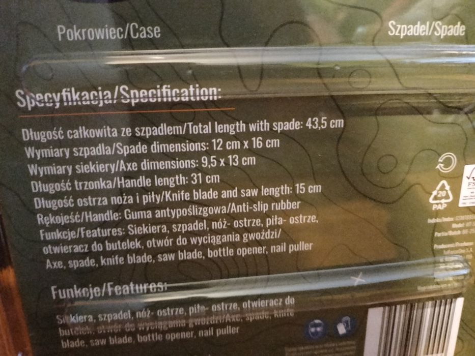 Saperka survivalowa 8w1 Wild Trek