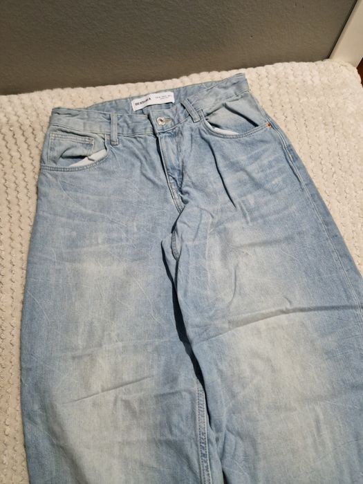 Широкие джинсы бершка bershka,  размер М