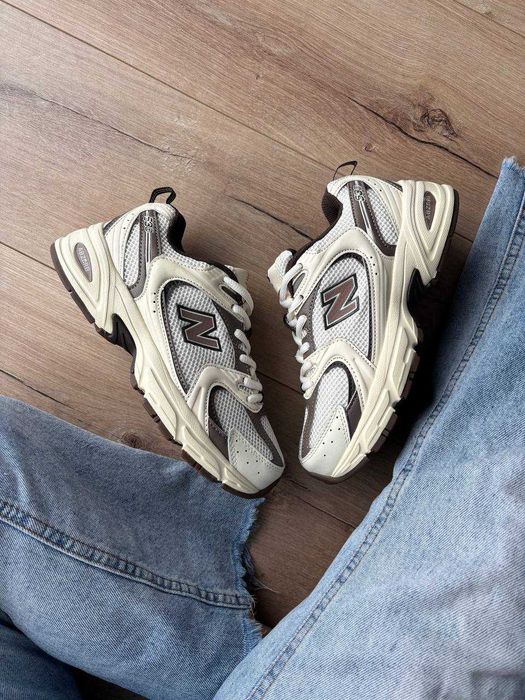 !SALE! New Balance 530 Milk Brown Premium 36 37 38 39 40 41 42 43 44 45 літні сітка