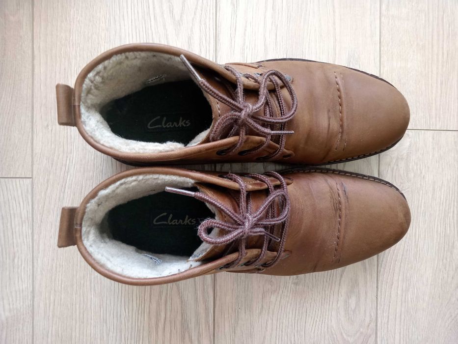 Зимові чоловічі ботинки Clarks майже нові