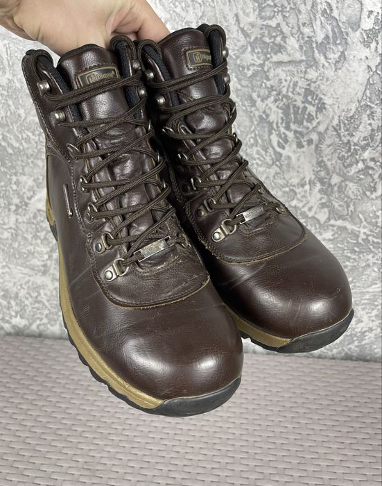 Hi gear waterproof ботинки 46 размер кожаные коричневые