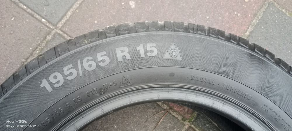 Opony zimowe 195/65 R15