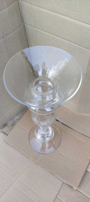 Wazon świecznik szklany wysoki 45cm ślub dekoracje Na sprzedaż 13 szt