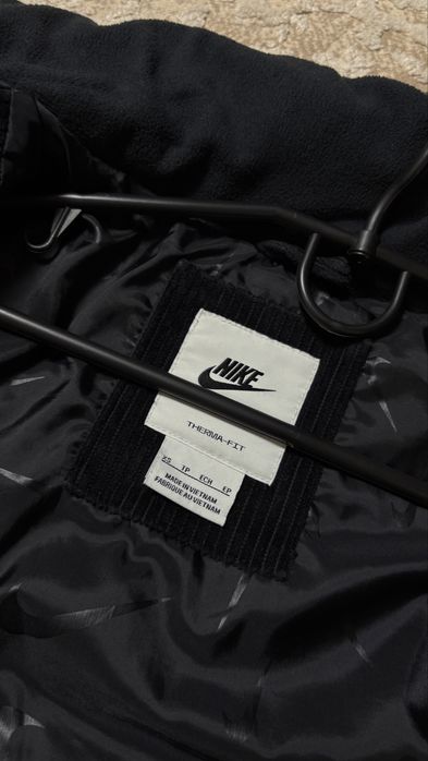 Пуховик nike велюр