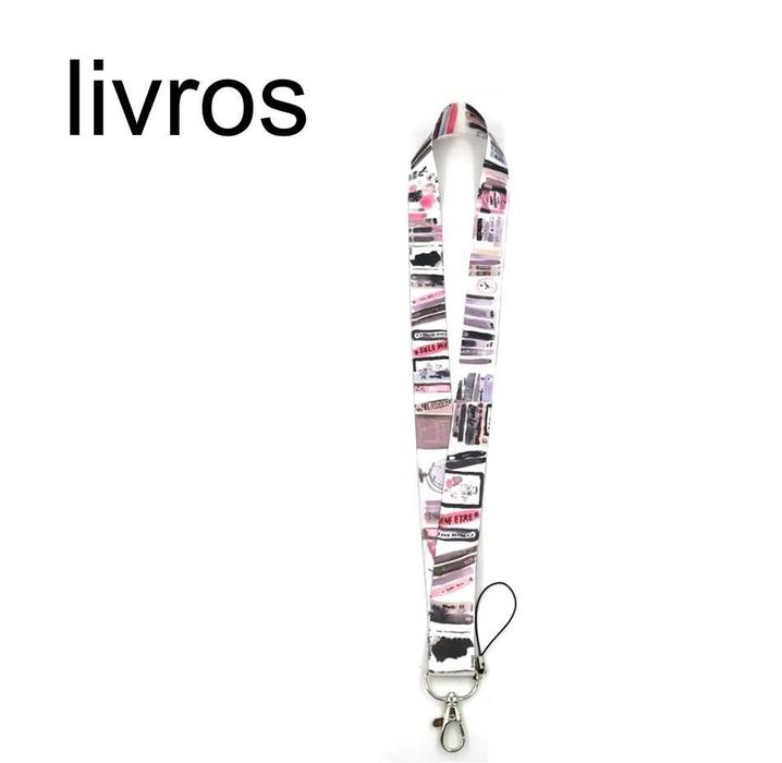 Lanyard fita pescoço Selos, Música; Livros