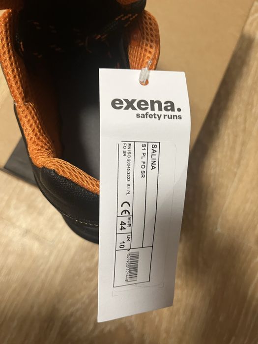 Робоче взуття. Напівчеревики EXENA SALINA S1PL FO SR (Італія)
