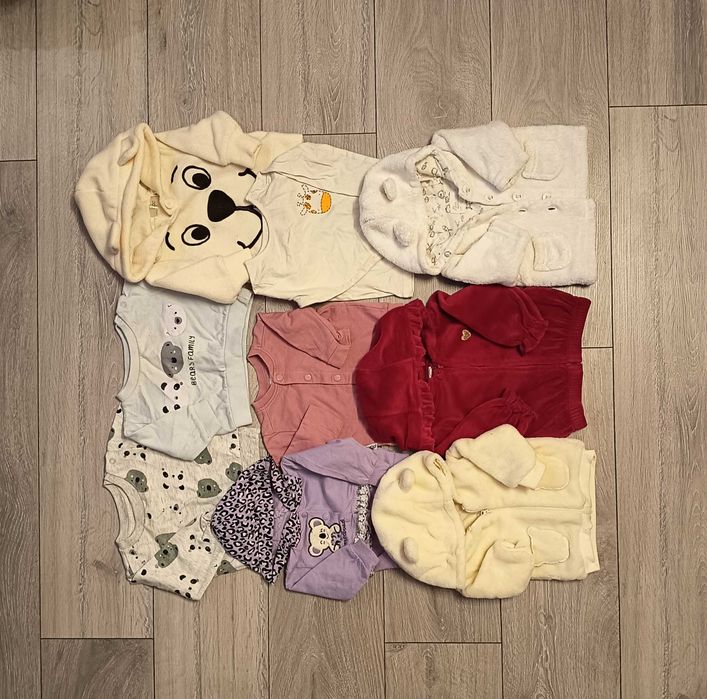 Zestaw ubranek dla dziewczynki r. 62