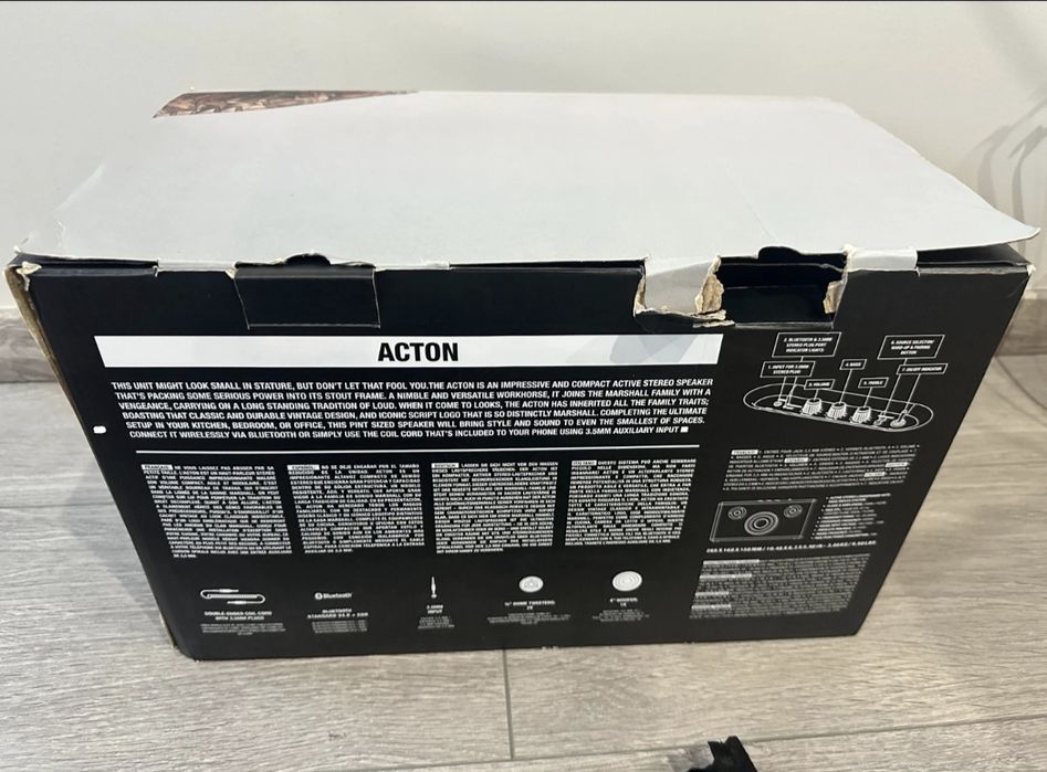 Marshall Acton Coluna Bluetooth 1ª Geração – EXCELENTE ESTADO