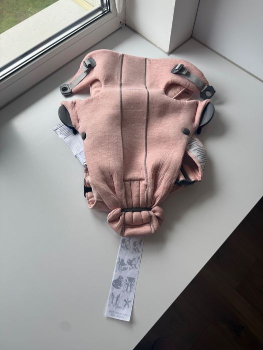 Рюкзак-кенгуру для немовлят BabyBjorn MINI 3D Jersey Light Beige