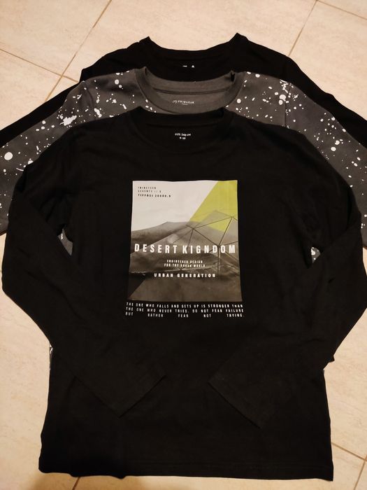 Conjunto de 3 sweats 9-10 anos  -  140cm