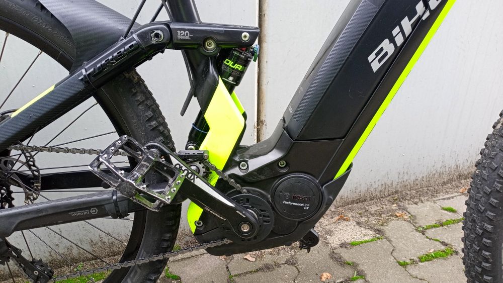 rower elektryczny haibike 130-120/karbon/bosch/sram/1x11/magura/mega okazja