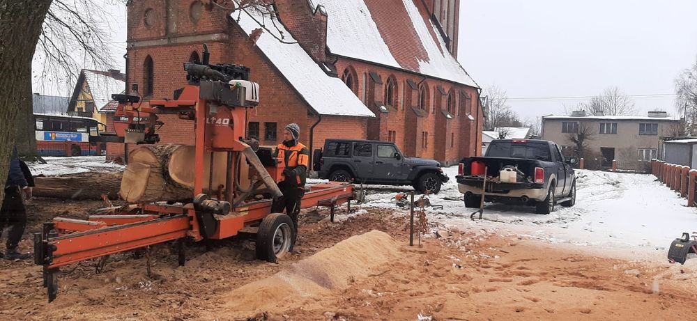 Tartak mobilny objazdowy