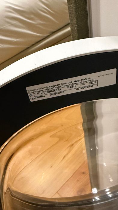 Máquina de Lavar Roupa SIEMENS WU28UT65ES (8 kg - 1400 rpm - Branco)