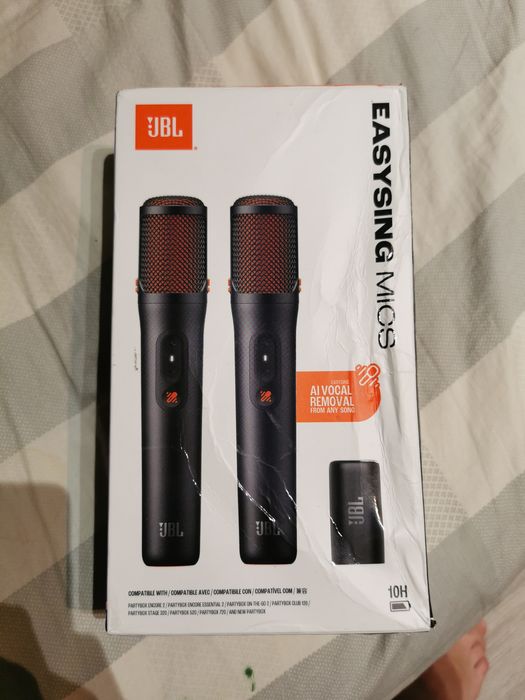 Mikrofon JBL EasySing Mics Bezprzewodowy Dynamiczny Czarny 2szt.