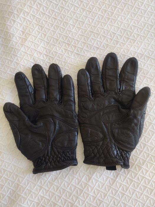 Luvas Dainese Blackjack Castanhas Pele