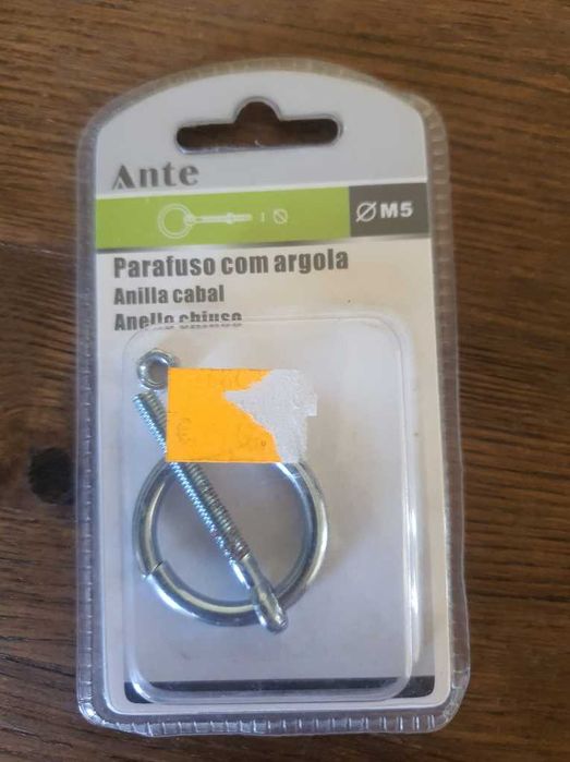 parafuso com argola novo na caixa
