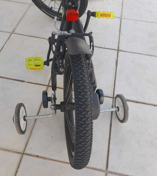 Bicicleta de criança BTWIN 16" com rodas de apoio 3 a 7 anos