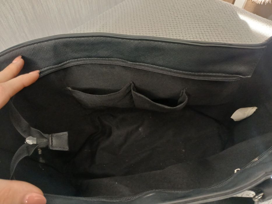 Torebka typu shopper czarna  House