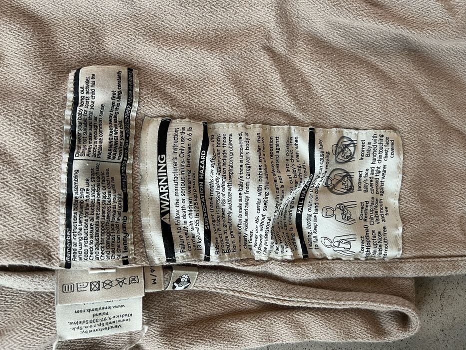 Chusta tkana Lenny Lamb – Mała Jodełka Baby Caffe Latte 4.6m