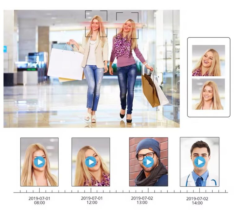 сетевой видео регистратор POE Lan 8ch NVR 4К реєстратор