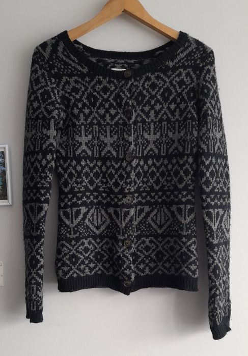 Kardigan wełna alpaka norweski