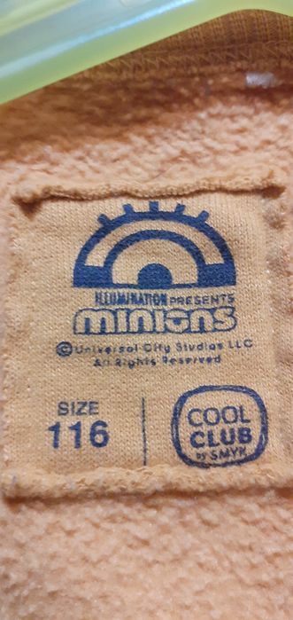 Ciepłą bluza Minionek Cool Club Rozm 116