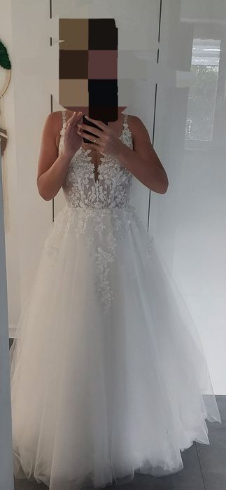 Piękna suknia ślubna XS Chassmi