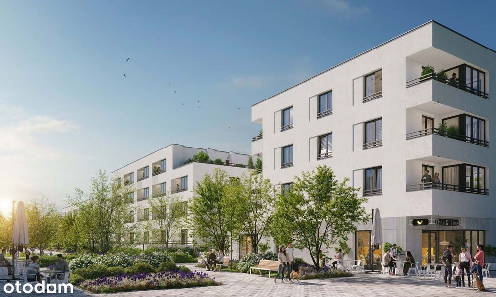2-pokojowe mieszkanie 41m2 + balkon Bez Prowizji