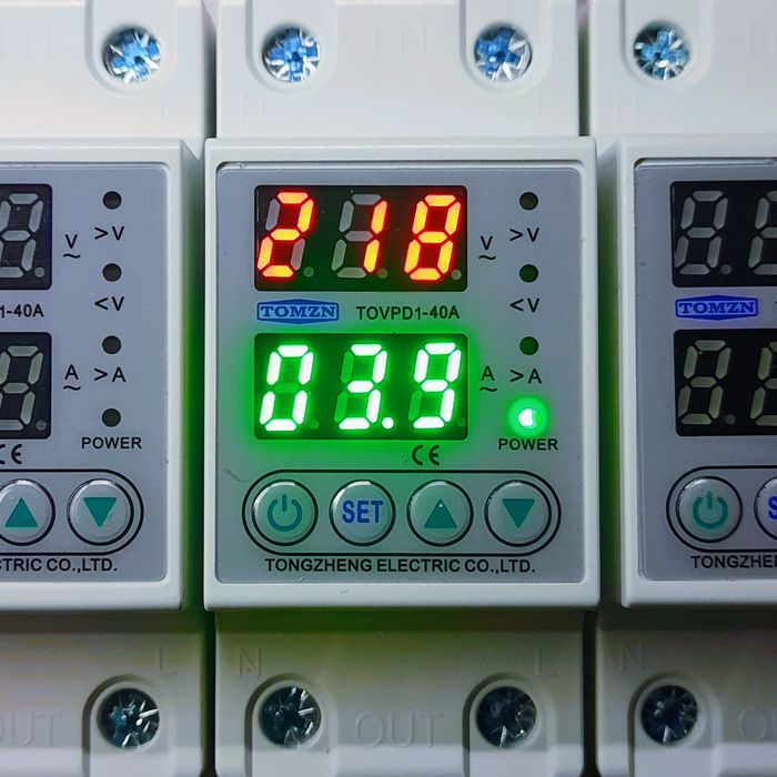 TOMZN Реле напруги Реле контроля напряжения ~230V до 40/63А