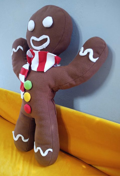 Duża lalka-pluszak CIASTEK - postać z filmu SHREK 69×48 cm