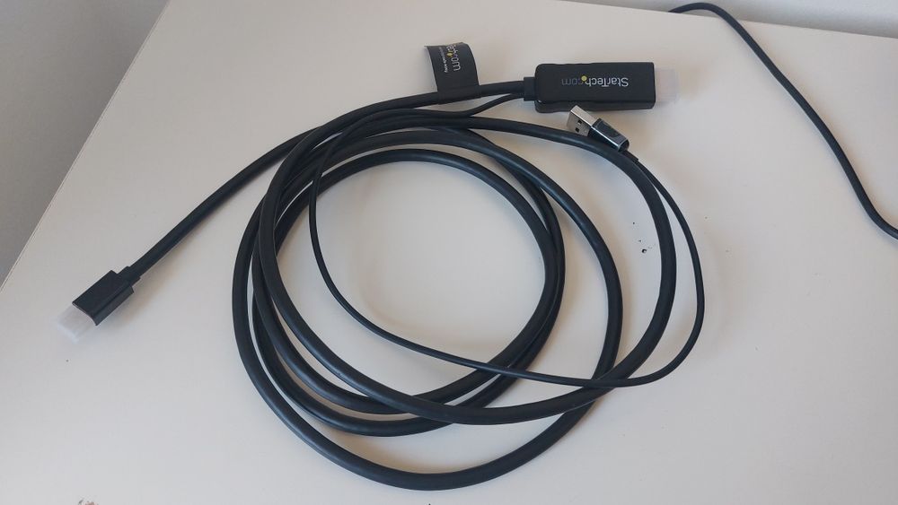 Cabo startech  hdmi para mini display port 4k
