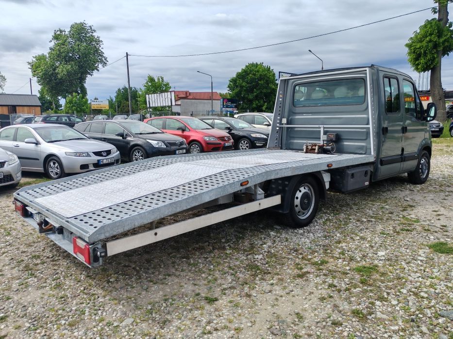 Opel Movano 2.5 CDTI (120 KM) AUTOLAWETA, DUBEL, Hak 3.5 T, 2007 r