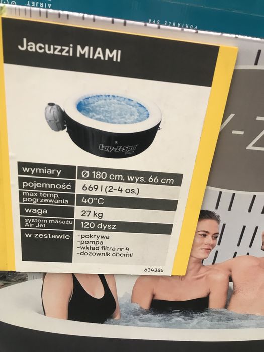 Джакузі  басейн Lay z spa Miami Bestwey